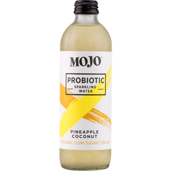 Mojo Tonic Refreshing Low Sugar Pineapple & Coconut 330ml