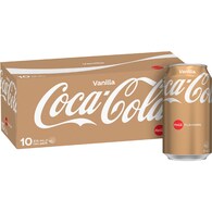 Coca-Cola Vanilla Soft Drink Cans