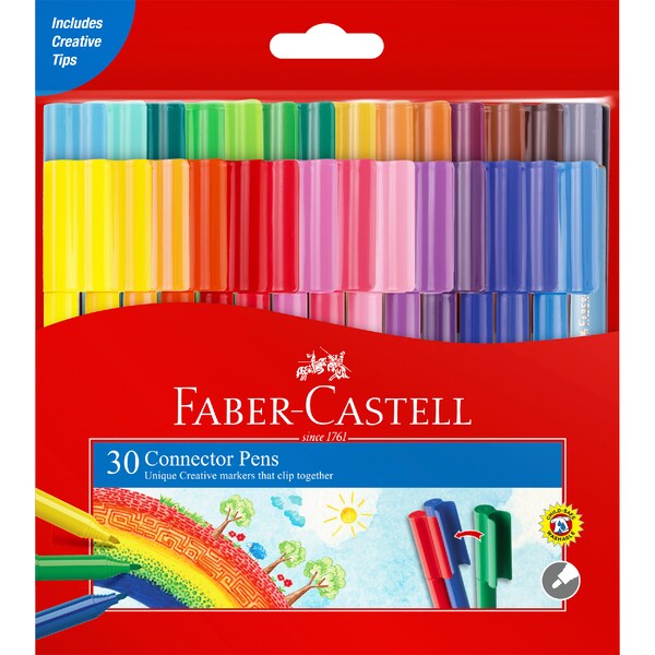 Faber-Castell Connector Pens 30 pack