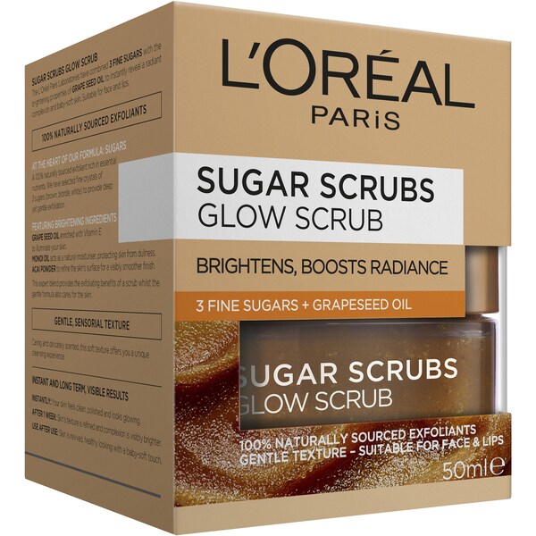 L'Oreal Sugar Scrub Glow Scrub 50mL