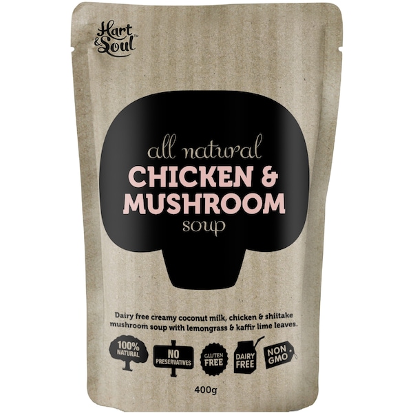 Hart & Soul All Natural Chicken & Mushroom Soup 400g