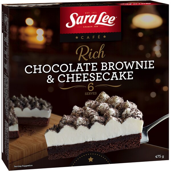 Sara Lee Brownie & Cheesecake 475g