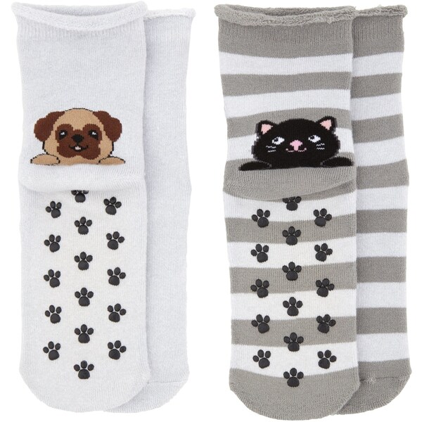 Underworks Novelty Slipper Sock Pt01 5 To 8 Each