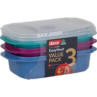 Decor Microsafe Jewel Container Set