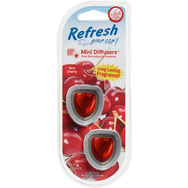 Refresh Your Car Mini Diffuser Very Cherry 2 Pack