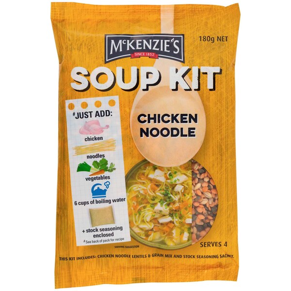 McKenzie's Soup Kit Chicken Noodle 180g