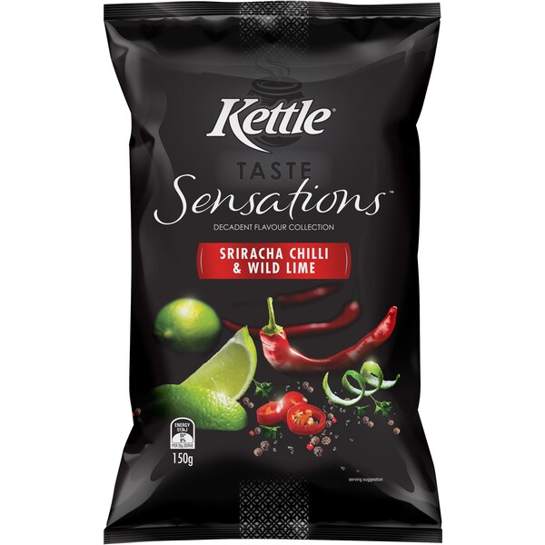 Kettle Sensations Sriracha & Lime 150g