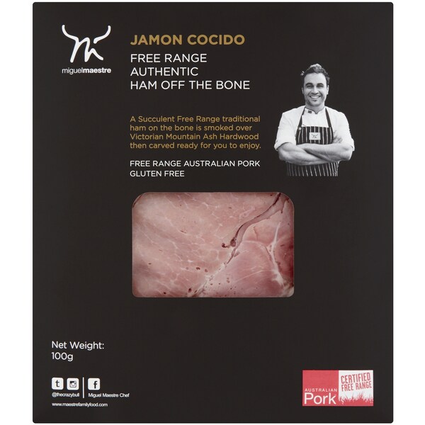 Miguel Maestre Free Ranged Ham 100g