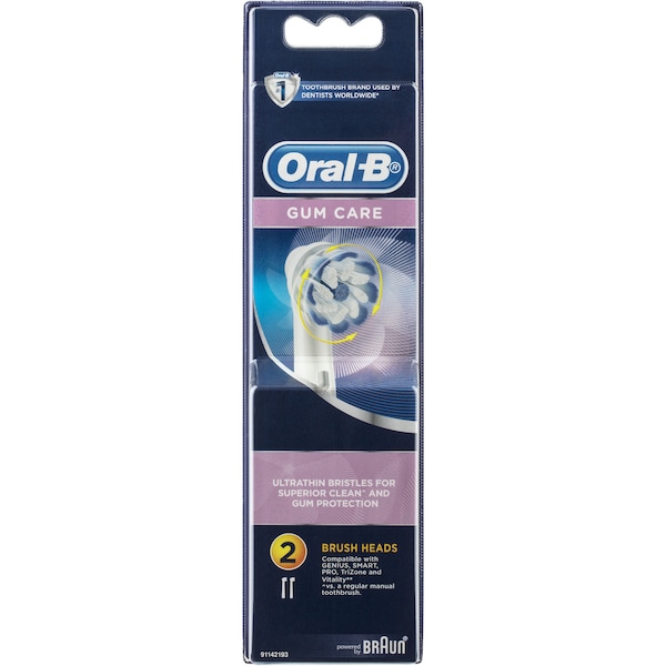 Oral-B Electric Toothbrush Gum Brush Refills 2 pack