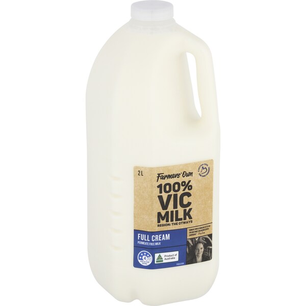 Farmers Own Homogenised Full Cream 2L