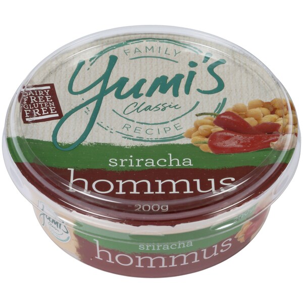 Yumi's Sriracha Hommus Dip 200g