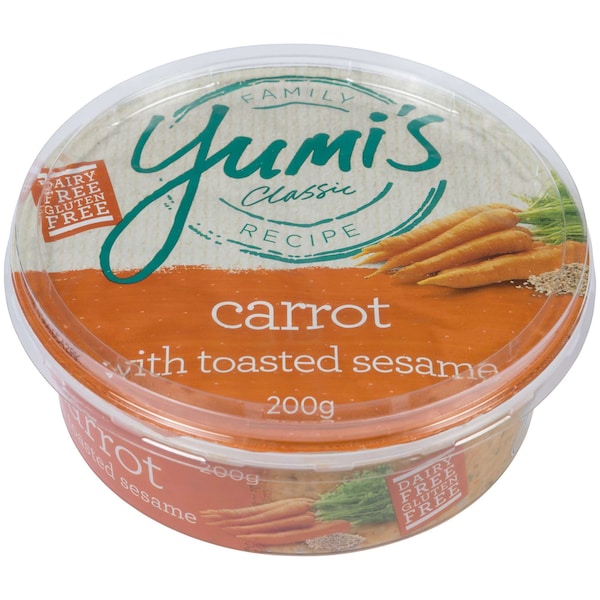 Yumi's Carrot Dip Toasted Sesame 200g
