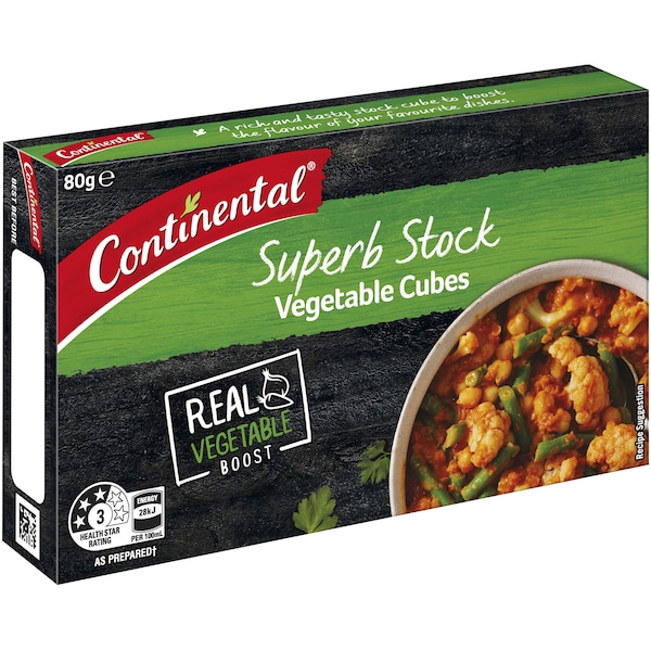Continental Stock Cubes Vegetables 80g