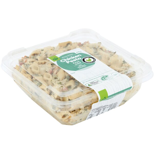 Woolworths Chicken Pesto Pasta Salad 800g