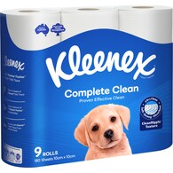 Kleenex Complete Clean Toilet Paper