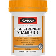 Swisse Ultiboost High Strength Vitamin B12 Tablets