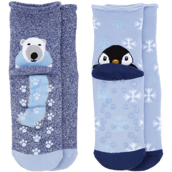 Underworks Novelty Slipper Sock Pt03 5 To 8 Each