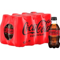 Coca-Cola Zero Sugar Soft Drink Mini Bottles