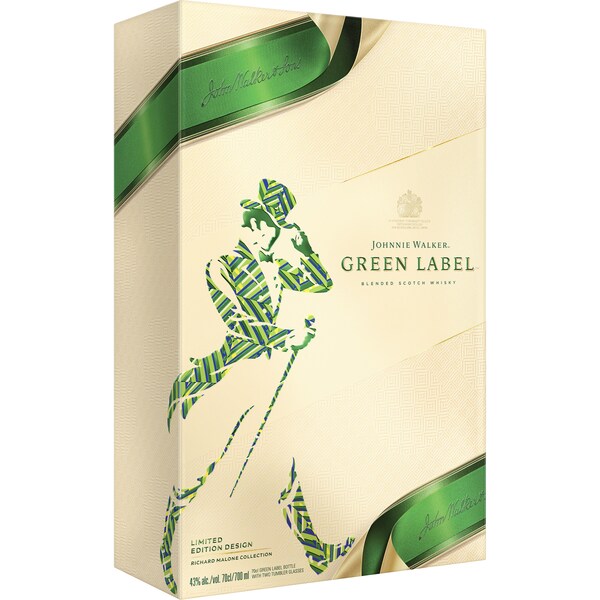 Johnnie Walker Green Label With Glass Pack 700ml
