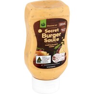 Woolworths Secret Burger Sauce
