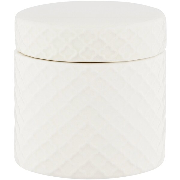 Inspire Ceramic Canister White Each