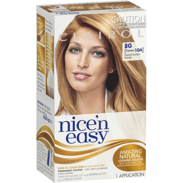 Clairol Nice N Easy 8G Natural Golden Blonde each