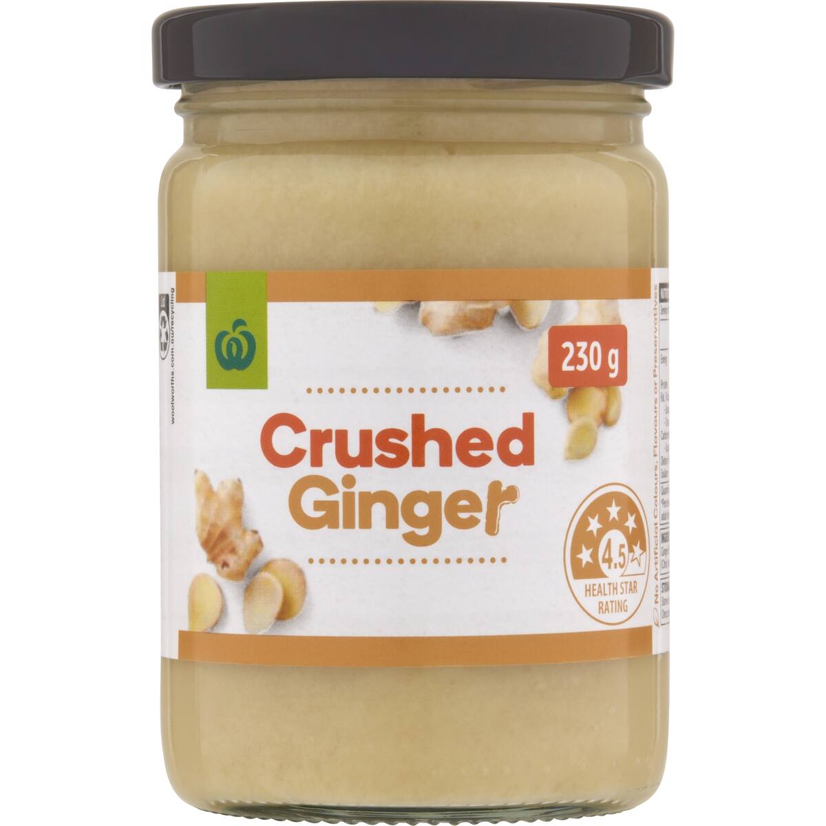 Woolworths Crushed Ginger 230g bunch