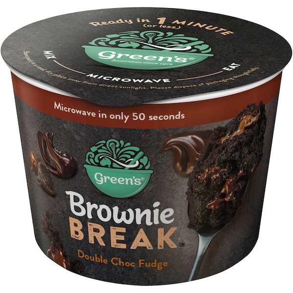Green's Brownie Break Double Chocolate Fudge 75g