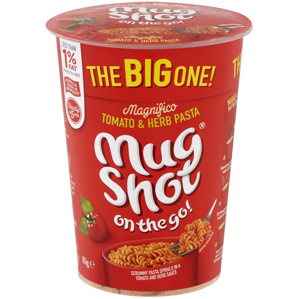 Mug Shot On The Go Tomato & Herb Pasta 85g