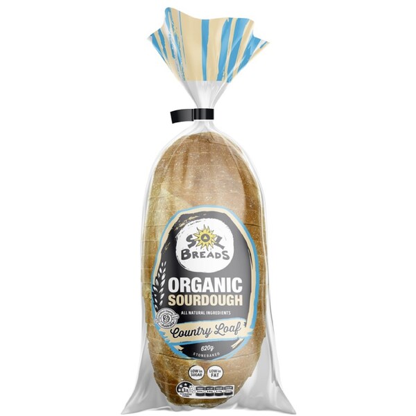 Sol Organic Sourdough Country Loaf 620g