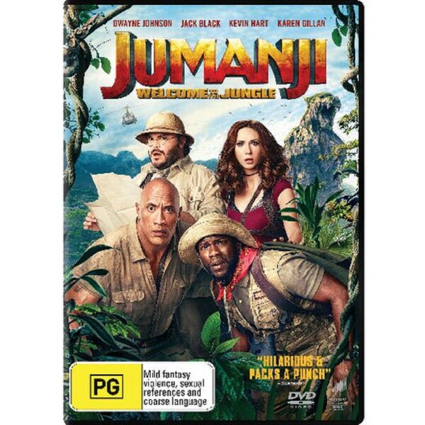Jumanji Welcome To The Jungle Dvd Each