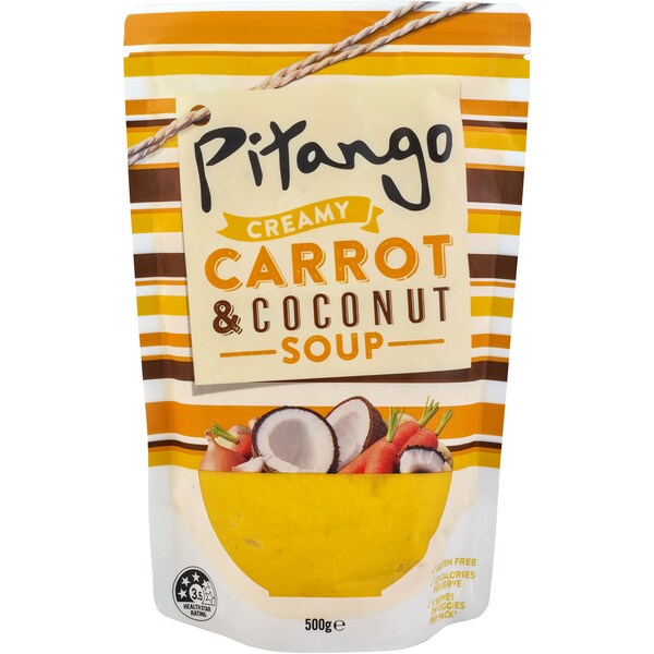 Pitango Creamy Carrot & Coconut Soup 500g