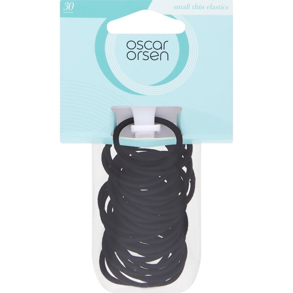 Oscar Orsen Small Thin Elastic Black 30 pack