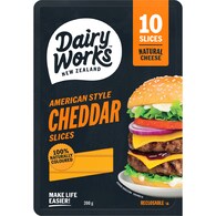 Dairyworks Cheddar Cheese Burger Slices