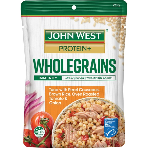 John West Tuna Protein Wholegrains With Couscous 220g