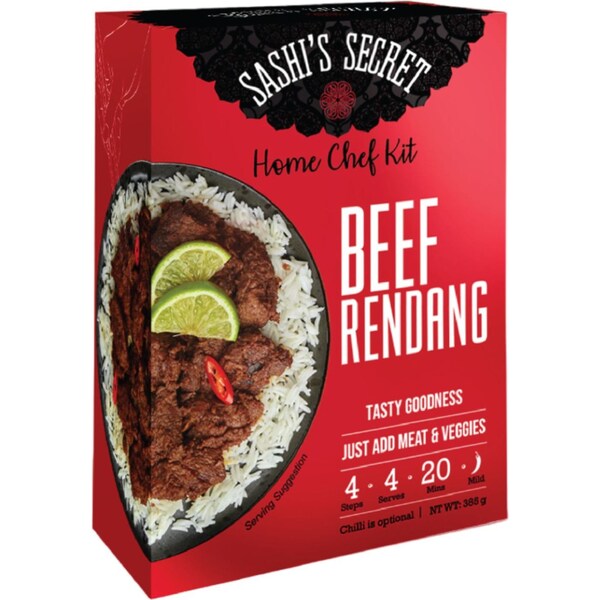 Sashi's Secret Beef Rendang Curry Kit 385g