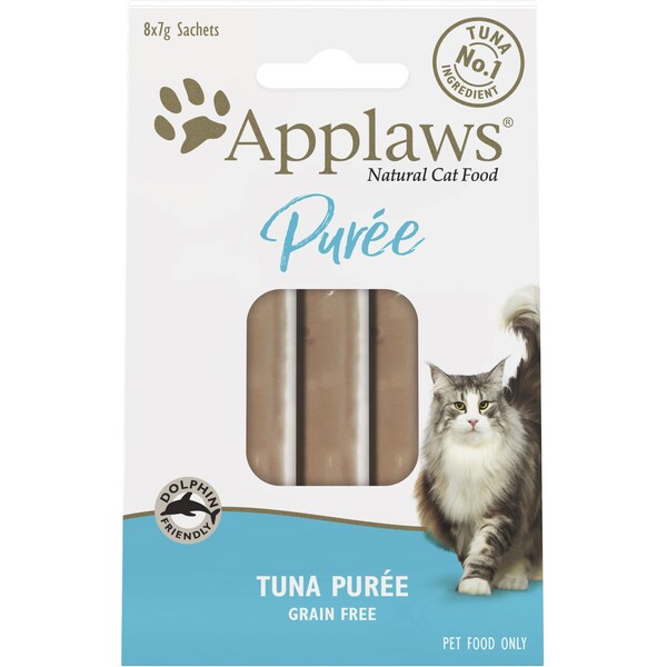 Applaws Cat Treat Puree: Tuna 7g x8 Pack
