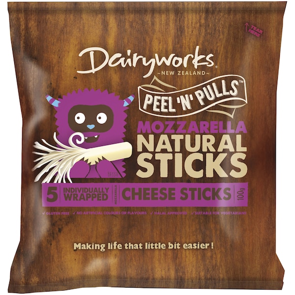 Dairyworks String Sticks Mozzarella 5 Pack