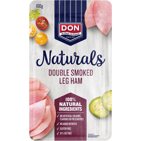 Don All Natural Double Smoked Ham 100g