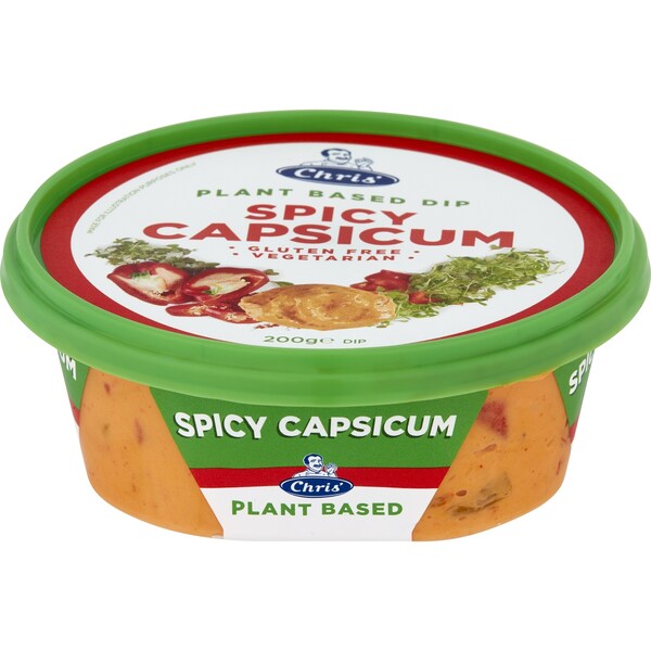 Chris' Plant Based Spicy Capsicum 200g