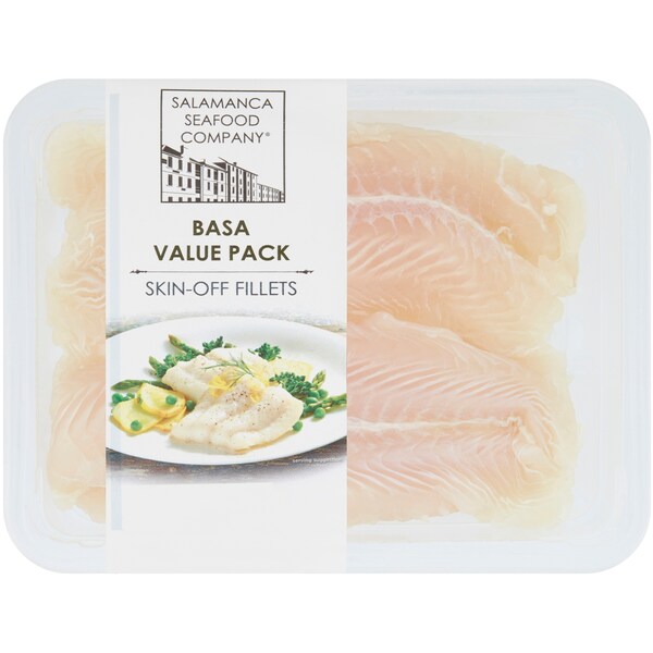Salamanca Seafood Company Basa Skin Off Fillet Value Pack 400g