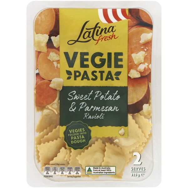 Latina Fresh Sweet Potato & Parmesan Ravioli 325g