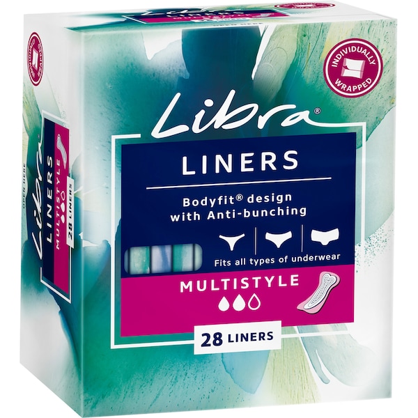 Libra Multi Style Liners 28 Pack