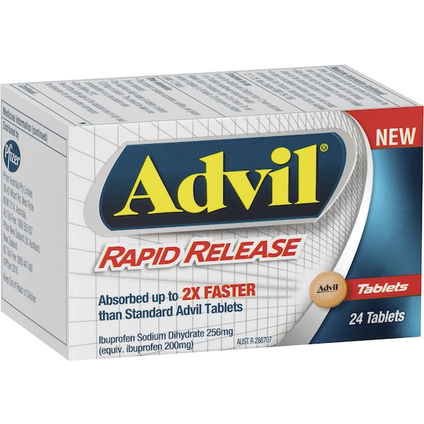Advil Rapid Release Tablets 24 pack