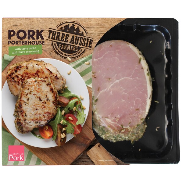 Three Aussie Farmers P/Porterhouse 400g