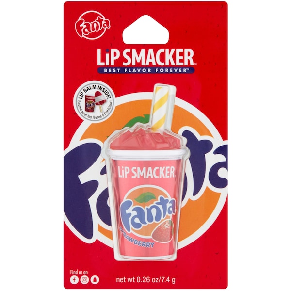 Lip Smacker Balm Fanta Strawberry Cup Each