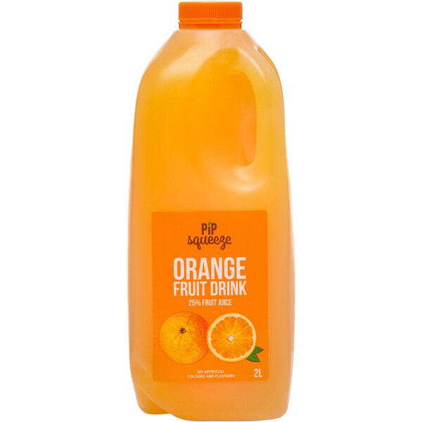 Pip Squeeze Orange Fruit Drink 2l