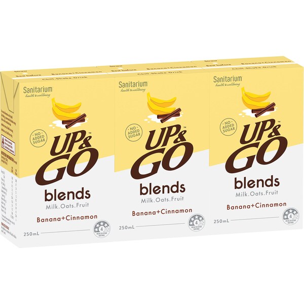 Up&Go Blends Banana + Cinnamon 3 pack