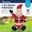 Mirabella Christmas Inflatable Santa 1.2m each