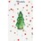 Mirabella Christmas Lightup Glass Tree 22cm Battery Operated Green each